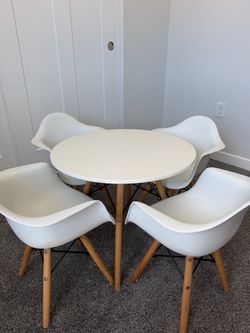 Toddler Table & 4 Chairs – 5 Piece Set