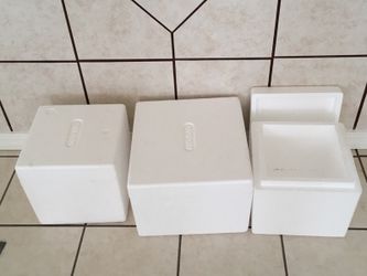 Styrofoam Ice Chests