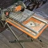 Rigid Sliding tile saw