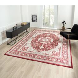 8’x10’ Red Persian Design Rug 