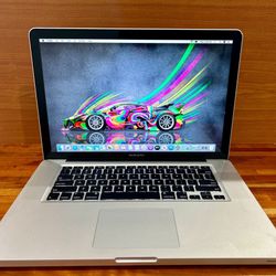 Apple MacBook Pro 2012 15” i7 2.3Ghz 16GB RAM 512GB SSD Fully Functional!!