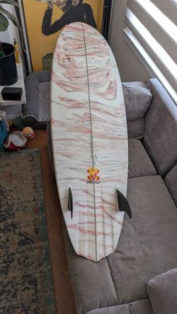 6'1 surfboard Cole channel twin fin