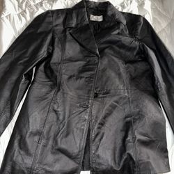 Worthington Real Women’s Leather Jacket Size Large