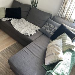 FREE Ikea couch- ON CURB- 1622 SE Clatsop St