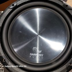 Harmony Audio HA-R124 Car Stereo Rhythm 12" Sub 600W Single 4 Ohm Subwoofer 

