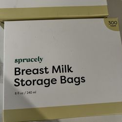 Sprucely Breast Milk Storage Bags 