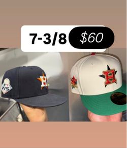 Fitted hat Astros both 7-3/8 $60