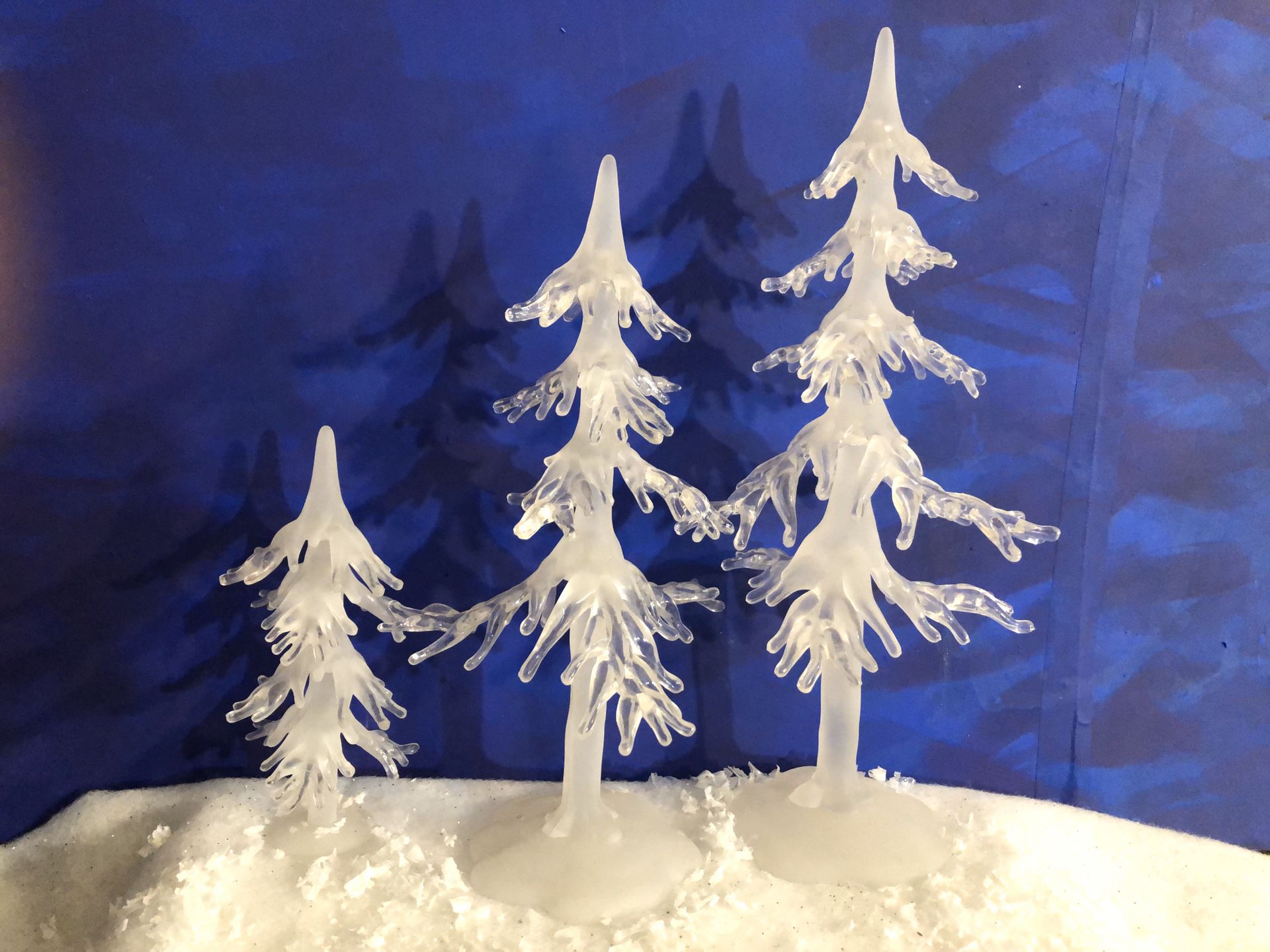 Department 56 Elegant Christmas village icicle trees