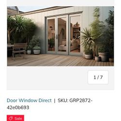 96″ x 80″ Custom Energy Efficient Aluminum Bifold Door