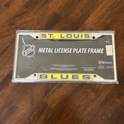 St. Louis Blues Metal License Plate Bracket