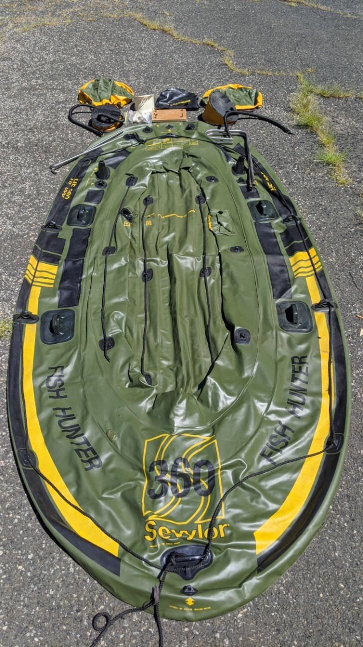 Inflatable Raft Boat - Sevylor HF360 Fish Hunter