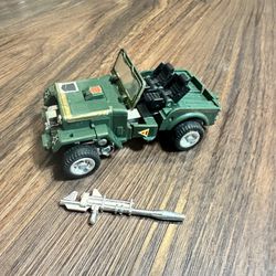 Vintage Original 1982 Diecast G1 Transformers Hound Action Figure