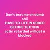 Read Or Get Blocked 