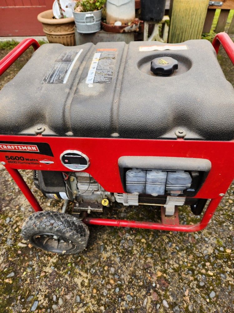 Craftsman 5600 Watt Generator 