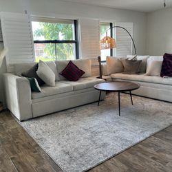 Ashley’s White Sectional