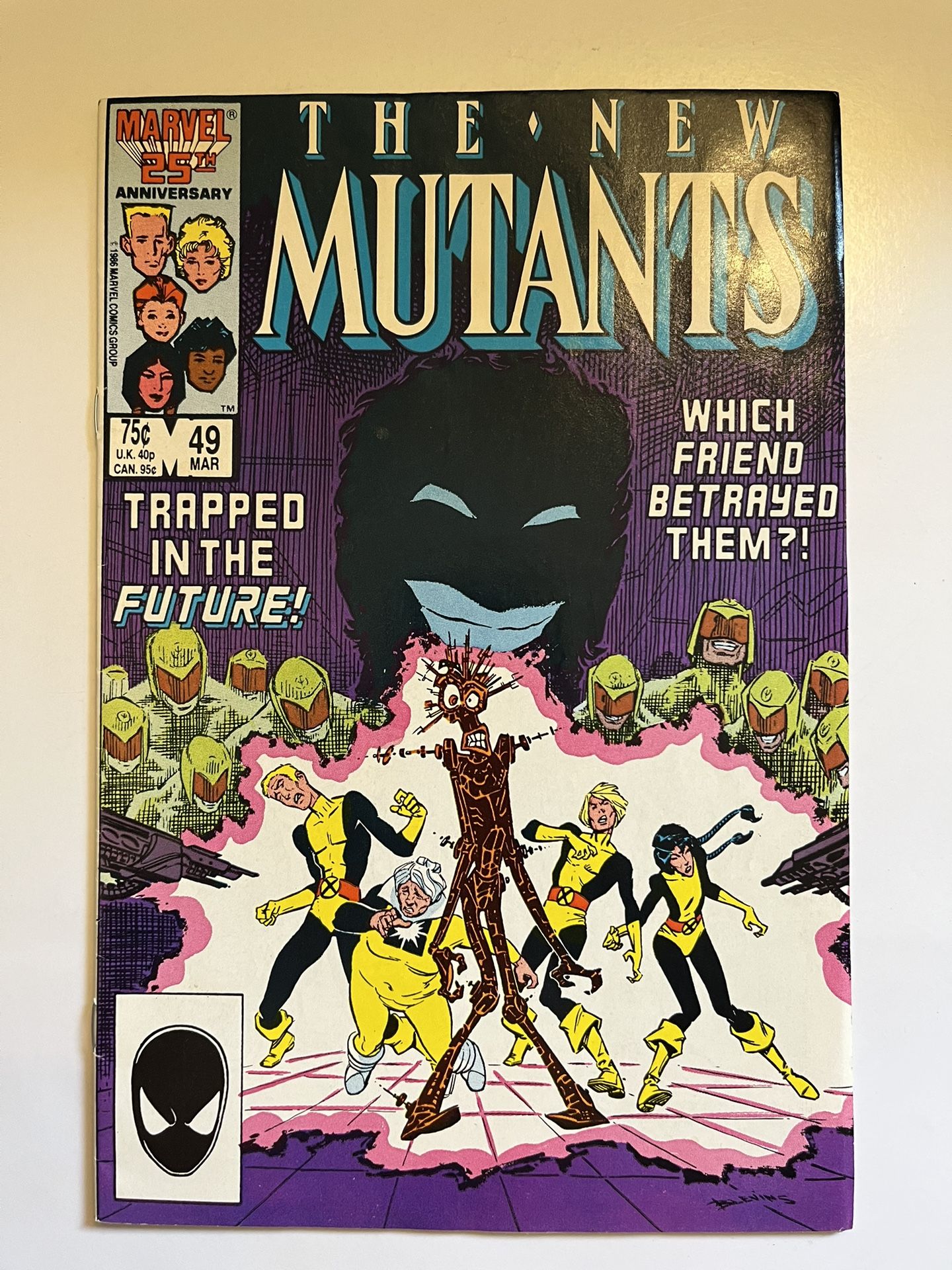 The New Mutants 49 Claremont Marvel Comics 1986