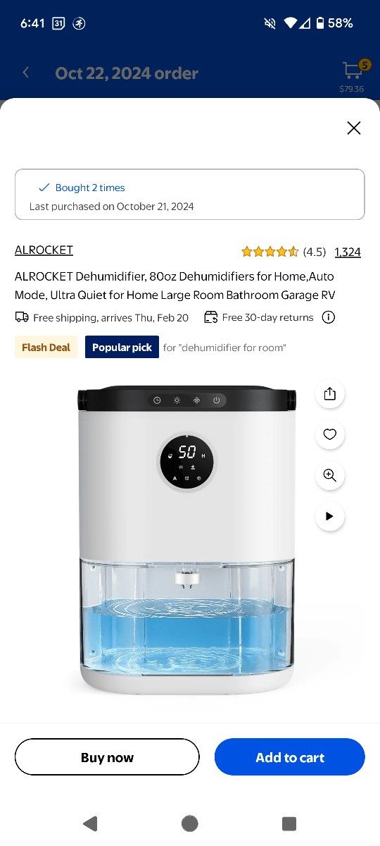 AL Rocket Dehumidifier New