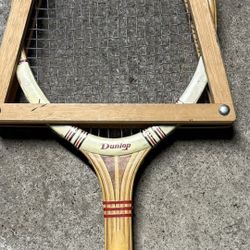Vintage Dunlop Tennis Racket 