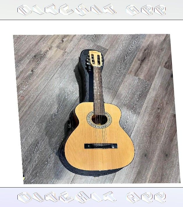 lot people Acoustic Guitar Amazing Sound and Classic Design