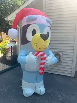 Inflatable Bluey character