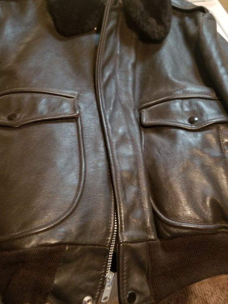 Leather jacket