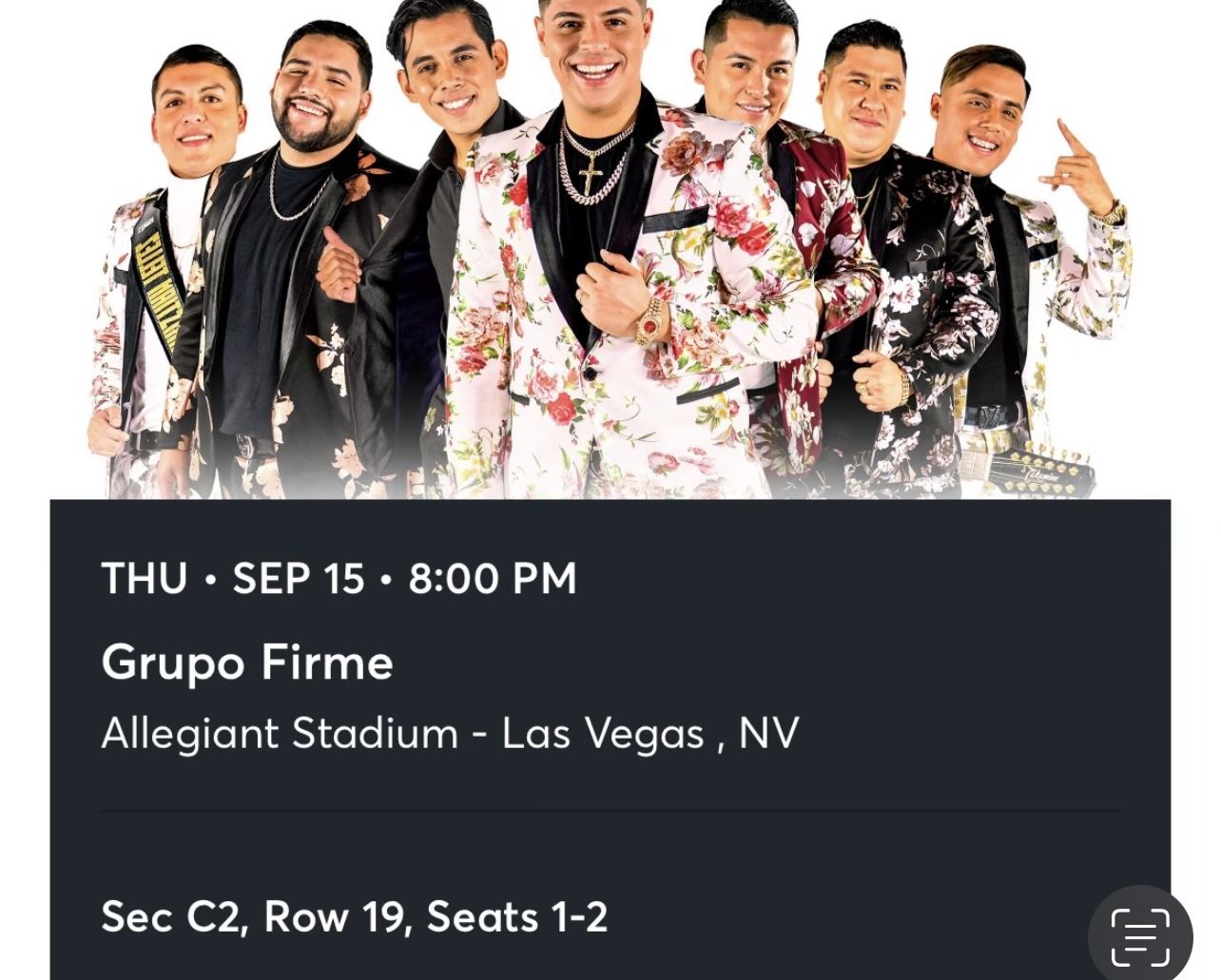 Grupo firme Tickets