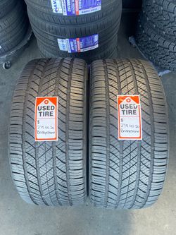 (2) 275/40/20 Bridgestone