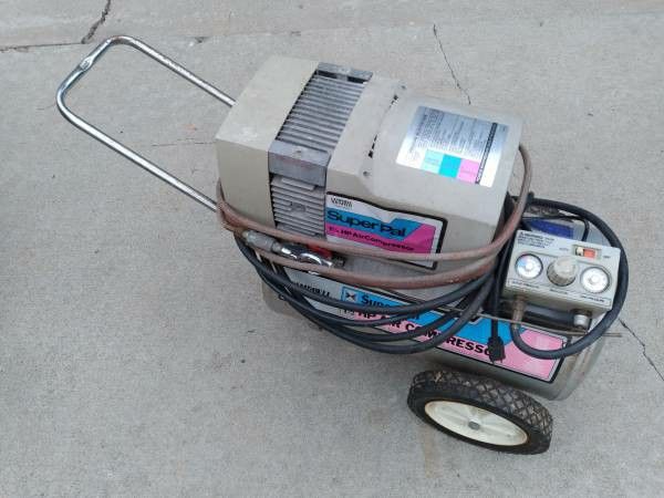 Super Pal 1 1/2 HP Air Compressor Portable Electric 11 gallon
