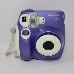 Polaroid 300 Instant Film Camera - Purple - Tested & Working