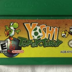 Nintendo Gameboy Advance  YOSHI TOPSY 