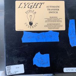 Lyght 50AMP Transfer switch
