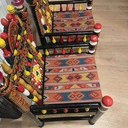 Brand New Decorative , Cultural Wooden Chairs