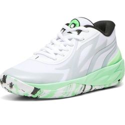 Puma Mens Mb.02 Lo Lamelo Basketball Sneakers Shoes - Green