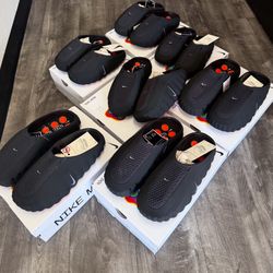 nike mind 001 slide black chrome 