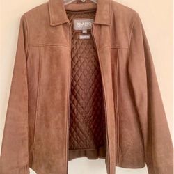 Vintage Wilsons Leather Ladies Brown Leather Coat