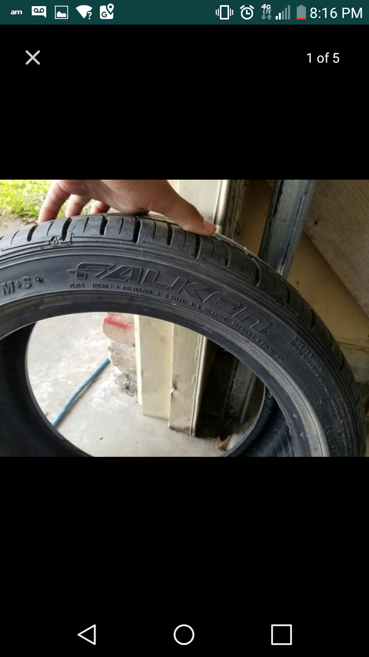 Falken tirez 205 40 r16 like new llantas