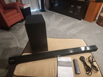 Samsung soundbar and subwoofer