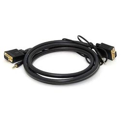 CPU Cord, SVGA/3.5mm Stereo M to M, 6ft (7 count)
