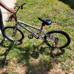 Kent Chaos Boys 20'' Bike Bicycle in Silver Red and Black