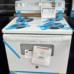 White Electric Stove New 1 Year Warranty 