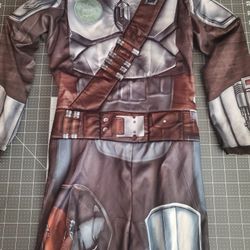 Child The  mandalorian Costume Jumpsuit Only Medium Cosplay Halloween Star Wars