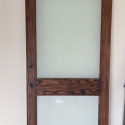 Puerta Estilo Granja Nueva Con Todos Sus Herrajes