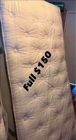 Full Size Mattress pick up today floor sample
