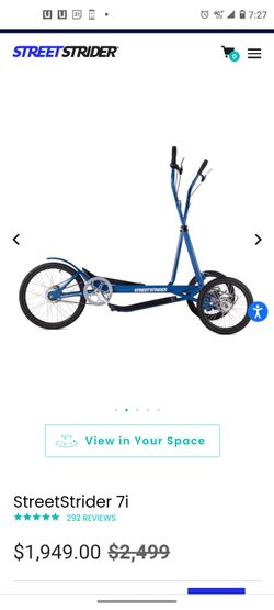 Street Strider elliptical. 7i