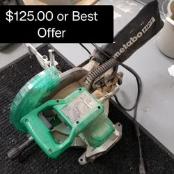 Metabo HPT 10-inch compound miter saw.