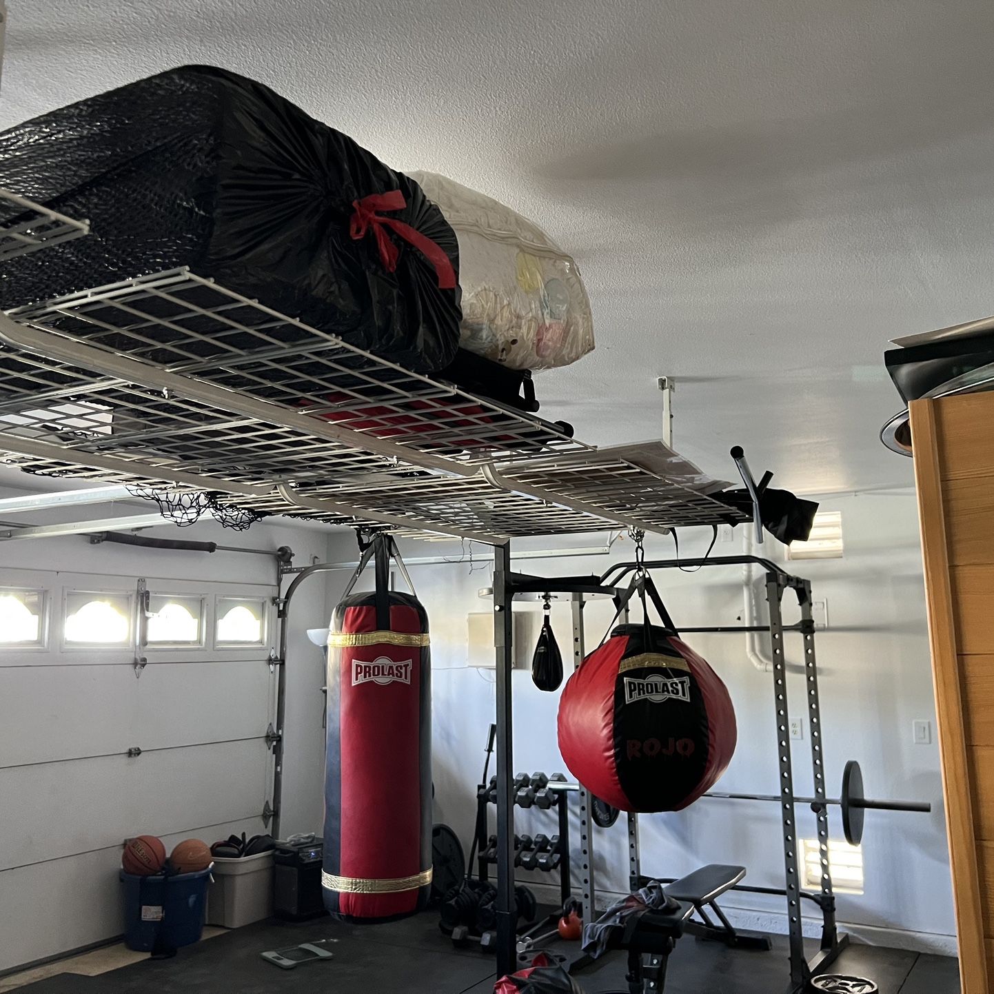 Single Garage Storage Rack