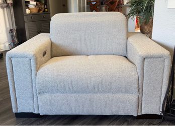La-Z-boy Armitage Modern Power Recliner Chair and a Half with Adjustable Headrest