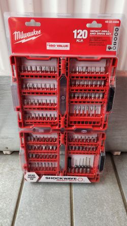 Milwaukee Shockwave Impact Duty Steel And Driver Bit Set 120 Piece