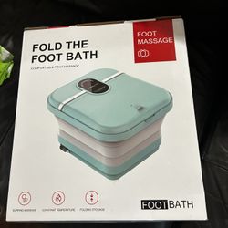 FOLD THE FOOT BATH COMFORTABLE FOOT MASSAGE