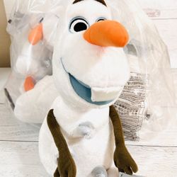 4 Lot Bundle Olaf Plushies - Licensed Disney
